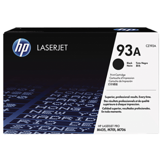 HP 93A Black LaserJet Toner Cartridge