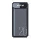 Aspor A396 PD Power Bank 20000mAh – Black