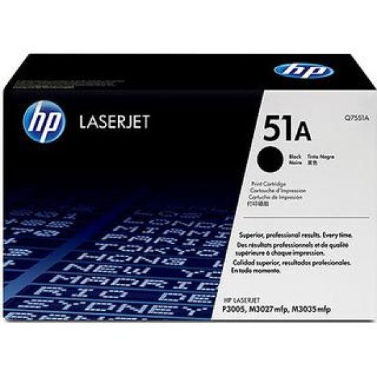 HP 51A Black LaserJet Toner Cartridge