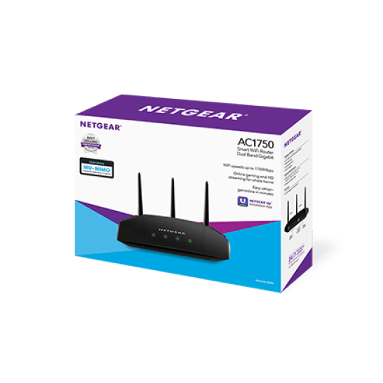 Netgear R6850 Wireless AC2000 Mbps Dual-Band Gigabit Smart WiFi Router