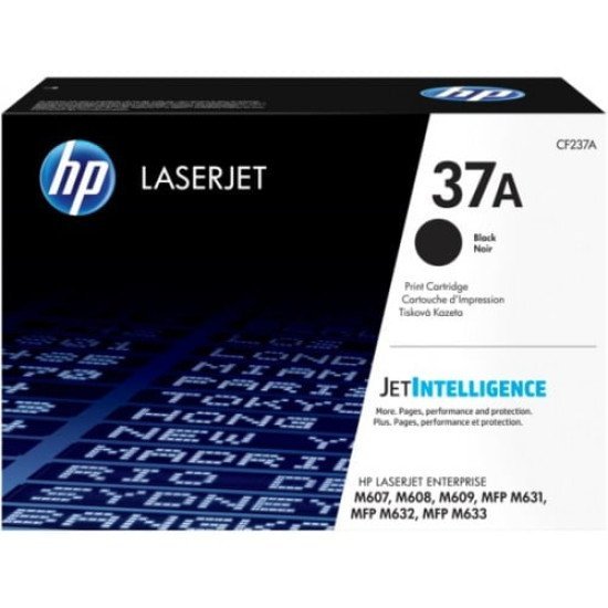 HP 37A Black LaserJet Toner Cartridge