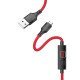 Hoco S13 Data Cable Micro Red