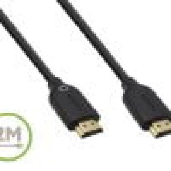 Belkin CABLE F3Y021bt 2M,HDMI,M/M,2M,HIGH SPEED W/ETHERNET,BLACK,GOLD