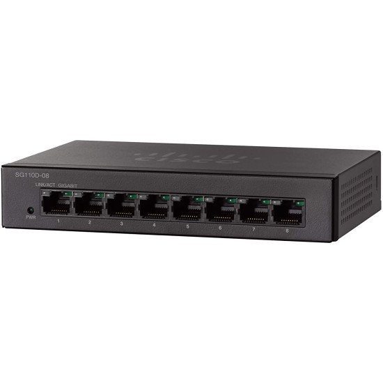 Cisco SG110D-08 8-Port Gigabit Desktop Switch