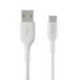 Belkin PMWH2001yz1M 745883791262 USB-C Cable for Note10 / S10 / Pixel 3 / iPad Pro Heavy Duty 1mWHT