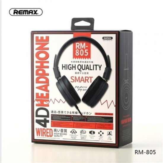 Remax RM-805 Wired Over-Ear Headset