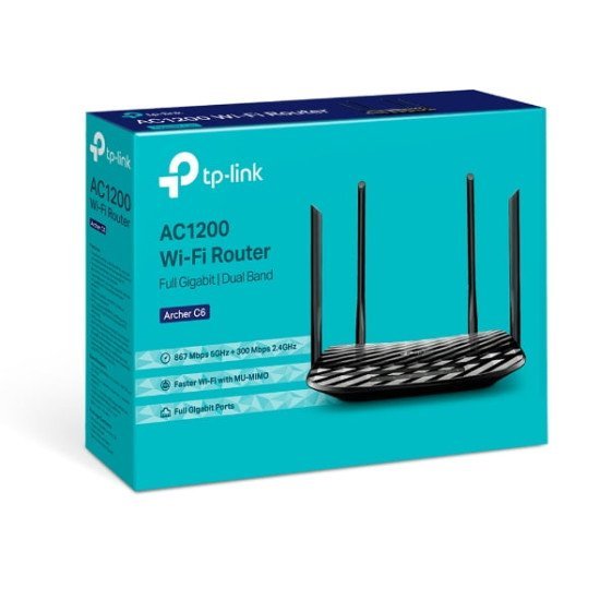 TP-Link C6 AC1200 1200mbps MU-MIMO Router