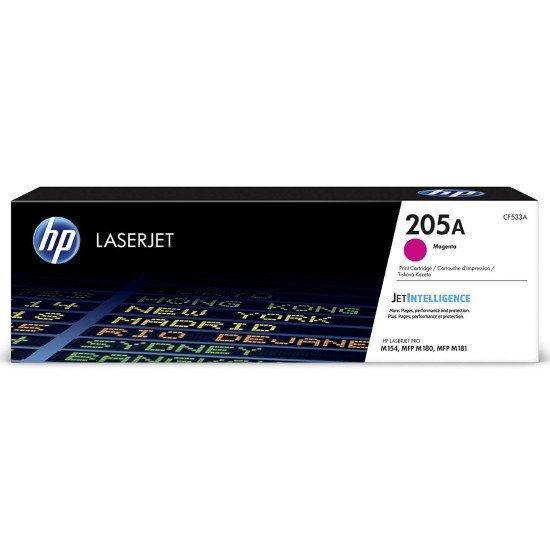 HP 205A Magenta Original LaserJet Toner Cartridge, CF530A