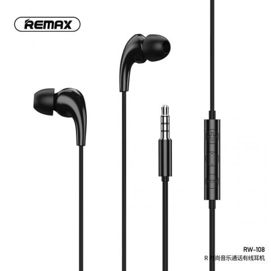 REMAX RW-108 Music Call Wired Earphone