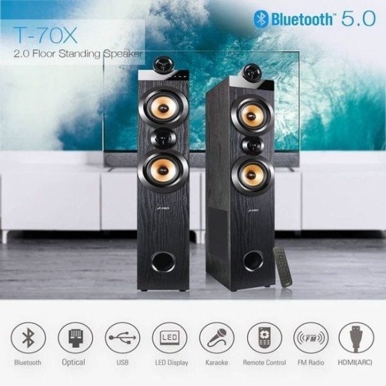 F&D T-70X 2.0 Bluetooth Home Theater Speaker