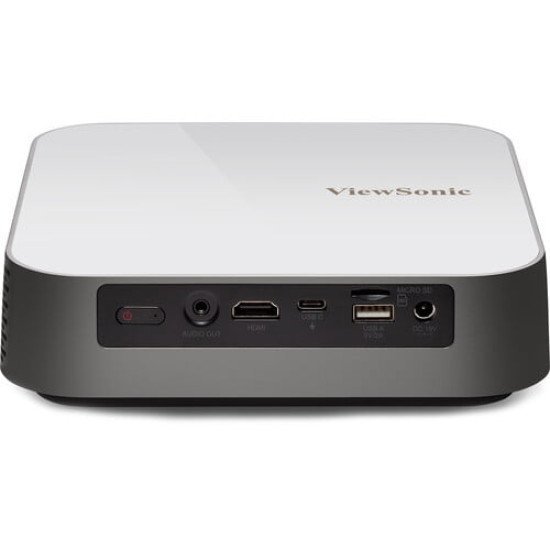 ViewSonic M2e 1000 Lumens Smart Wi-Fi 1080p Portable Mini Projector