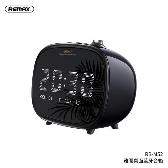 Remax RB-M52 Alarm Clock Wireless Bluetooth Speaker