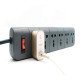 Belkin Power Stribe 6 Port 2 M Gray Economy Series (F9E600ZB2M)