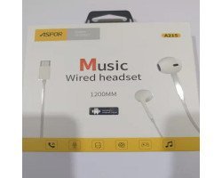 Aspor A215 Music Wired Headset