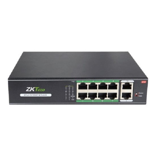 ZKTeco 8 Ports 10/100Mbps PoE Switch