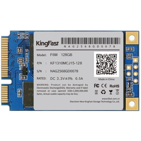 KingFast F6 128GB mSATA III SSD