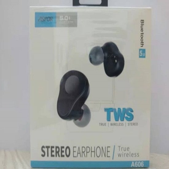 Aspor 606 Bluetooth 5.0 Stereo Earphone/ True Wireless