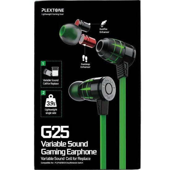 Plextone G25 3.5mm Gaming Earphones