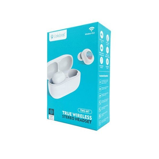 Yison Celebrat TWS-W7 Wireless Earbuds (White)