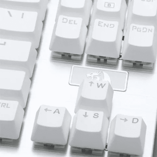 Redragon 101W Mechanical Keyboard Keycaps (White)