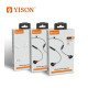 Yison E17 IPX5 Bluetooth v5.0 Neckband Earphone (White)