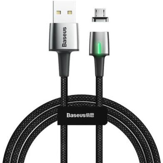 Baseus Zinc Magnetic Cable USB For Micro 1.5A 2m(Charging)Black (CAMXC-G01)