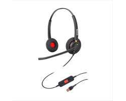 INBERTEC UB805DM  Dual Smart Acoustic Filter AI Noise Cancelling Headsets