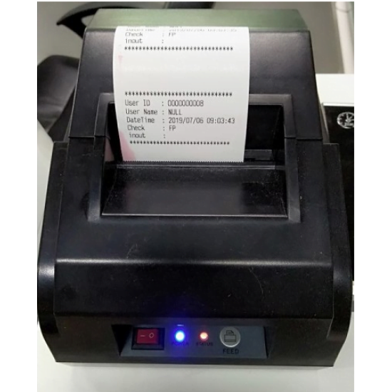 TIMMY Fingerprint Reader Time Attendance With Printer