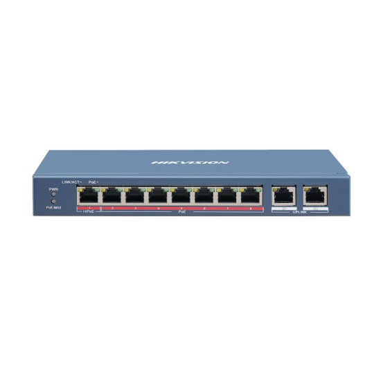 Hikvision DS-3E0310HP-E 8 Port Fast Ethernet Unmanaged POE Switch