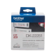 Brother Genuine DK-22251 Black and Red on White Continuous Paper Label Roll