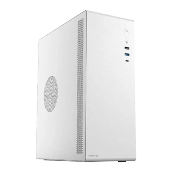 Value Top V100CW Mid Tower Micro-ATX White Desktop Casing with Standard PSU